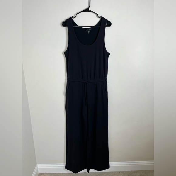 Athleta Coaster Luxe Black Jumpsuit New Size M - Picture 2 of 9